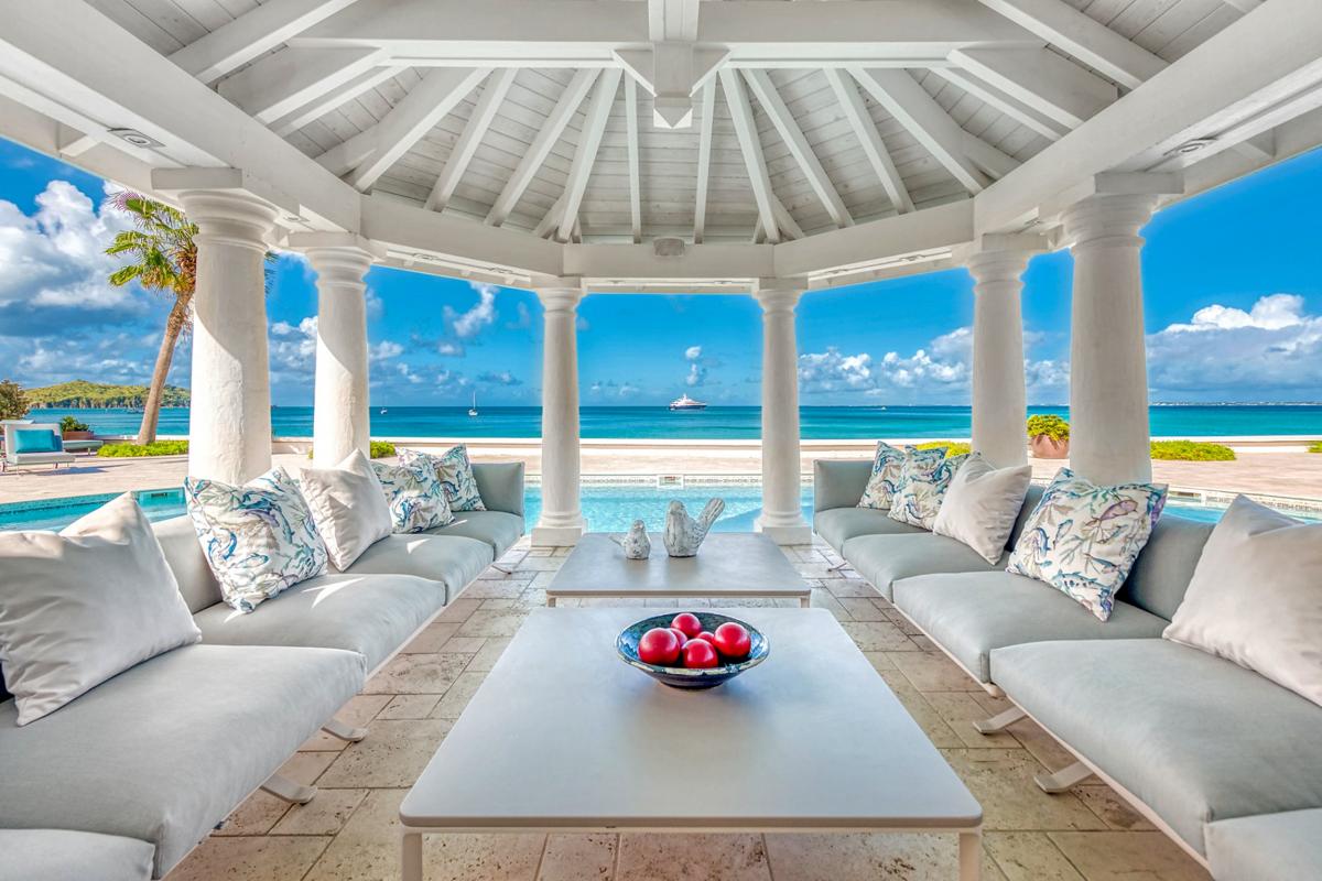 Unique Villa rental St Martin - The outdoor seating